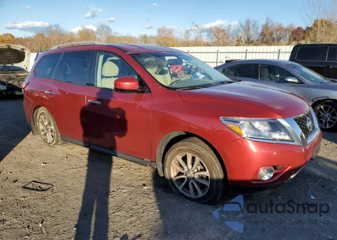 2015 Nissan Pathfinder S из США, поврежденный, VIN 5N1AR2MM9FC658955
